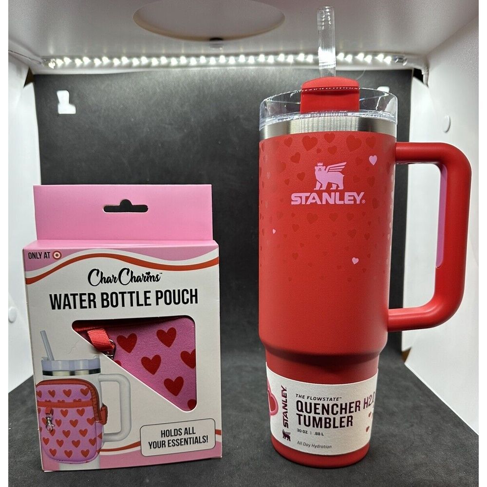 2025 Limited Edition Valentine Stanley Bundle, 30oz Tumbler W/Straw, Pouch - Picture 1 of 6